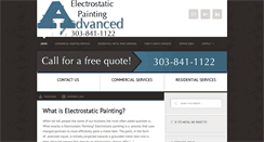 Desktop Screenshot of advancedelectrostaticpainting.com